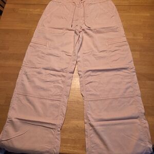 American Eagle Outfitters Pink Wide Leg Pants